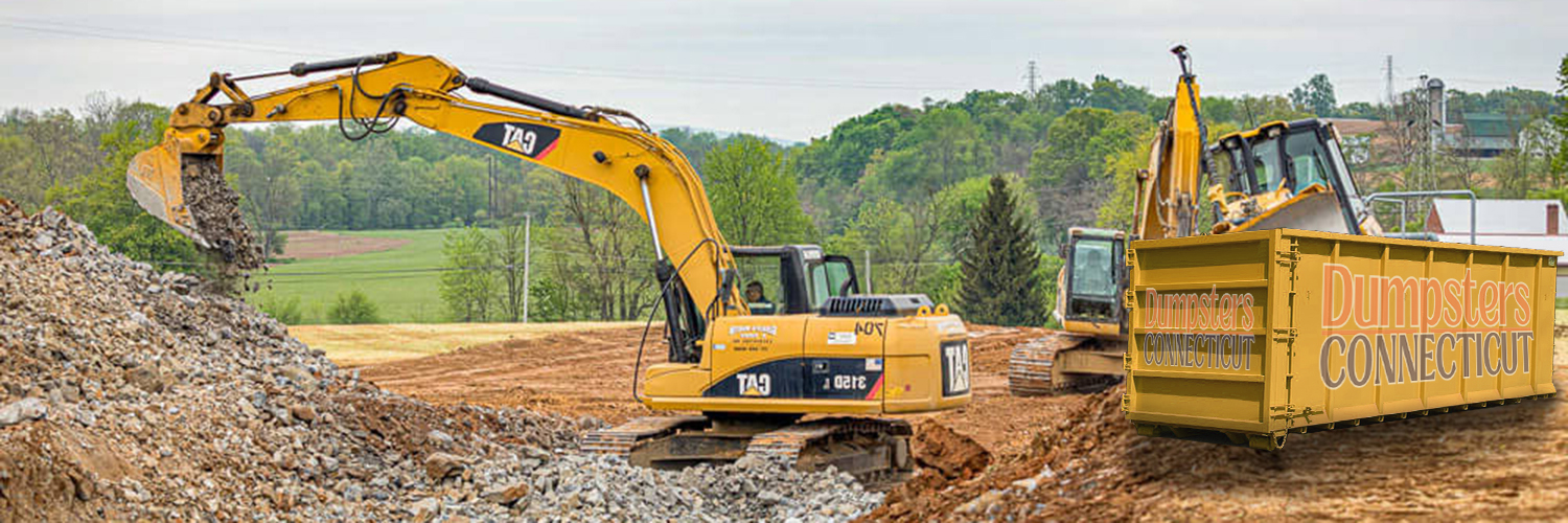 Roll-off dumpsters for construction sites